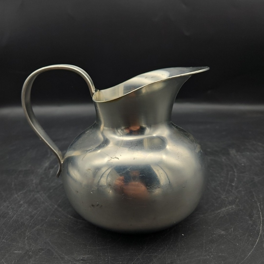 Vintage‎ Pewter Norway Jug Pitcher 35025 BM 5 Inches Tall